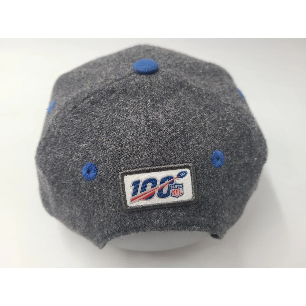 Youth Indianapolis Colts 1953‎ New Era Snapback Hat Cap Wool Blend NFL 100 Gray